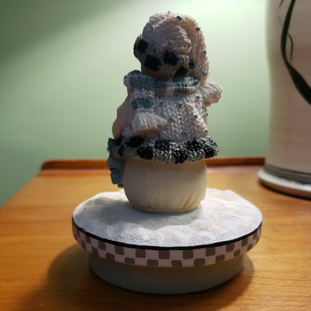 EUC snowman jar candle topper - Picture 3 of 7